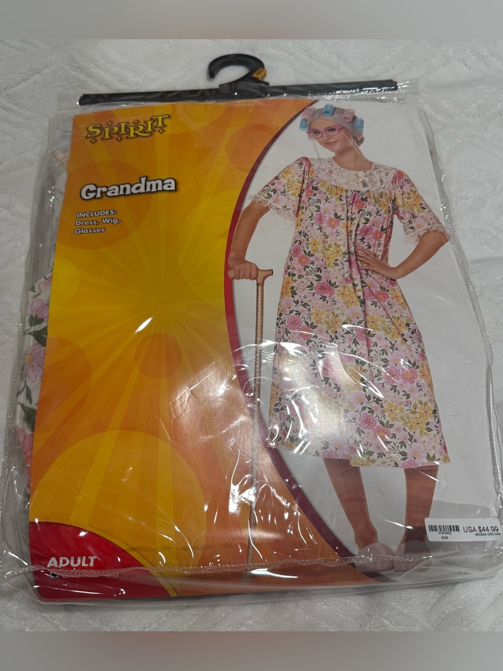 Spirit Grandma Costume Floral Nightgown Dress